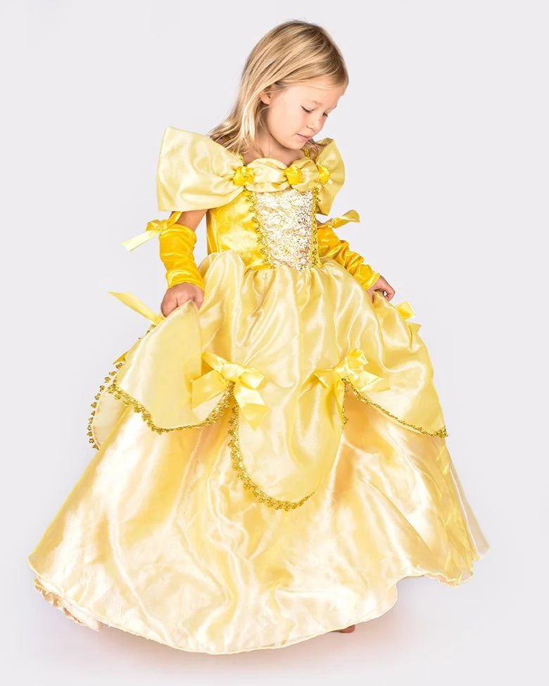 Den Goda Fen "Belle" Keltainen Prinsessamekko