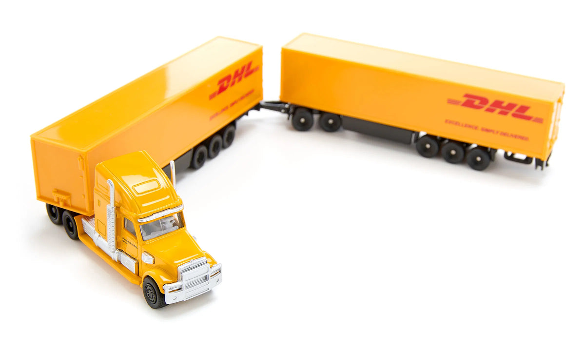 Siku DHL Rekka Kahdella Perävaunulla