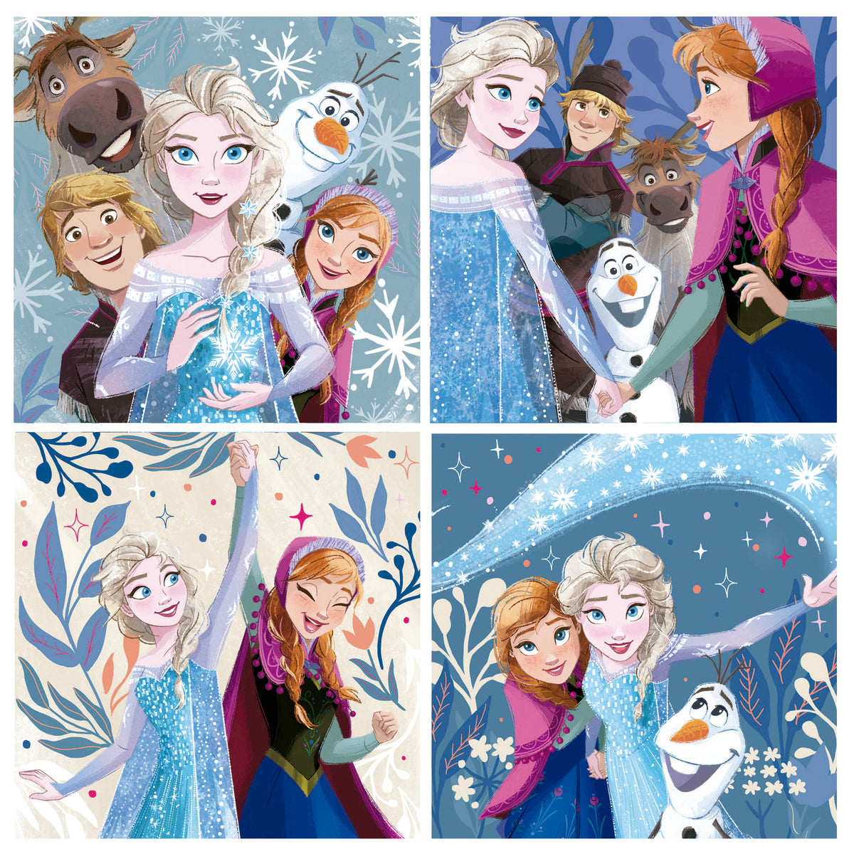 Educa Frozen Palapeli 12+16+20+25 palaa