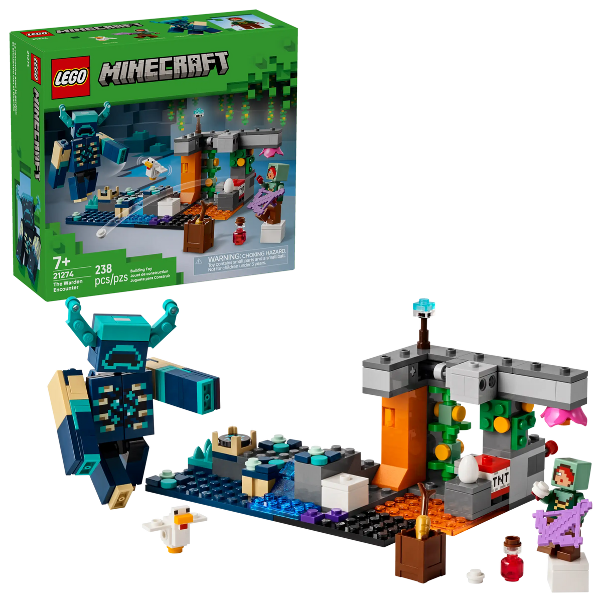 LEGO Minecraft 21274 Vartijan Kohtaaminen