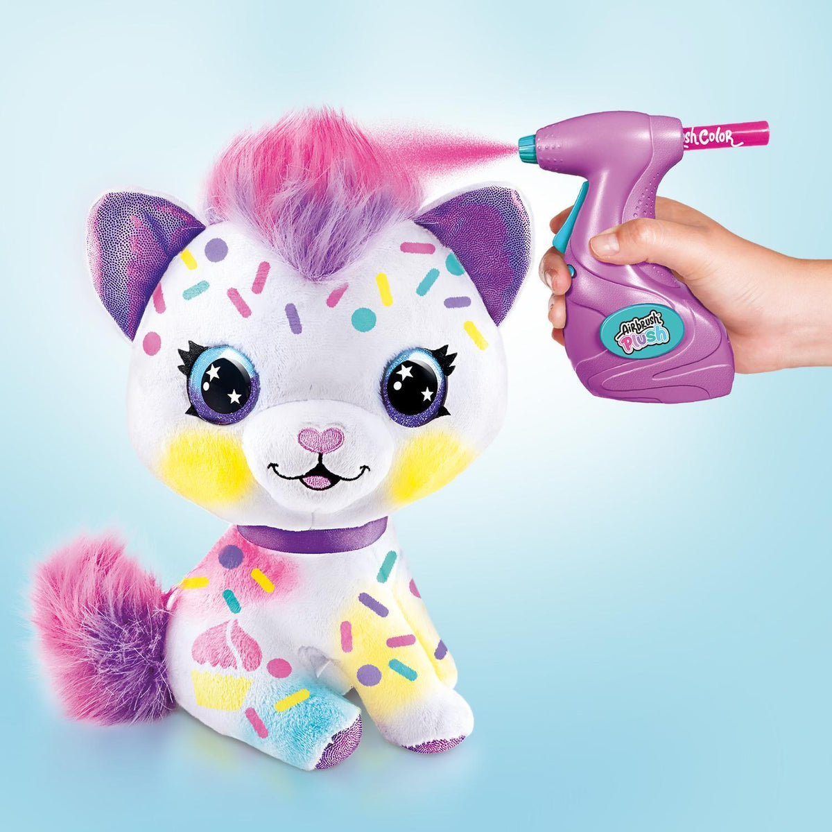 Airbrush Plush Kissa Värjättävä Pehmolelu