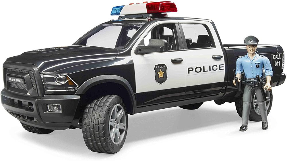Bruder RAM 2500 Poliisiauto 1:16 Valoilla ja äänillä