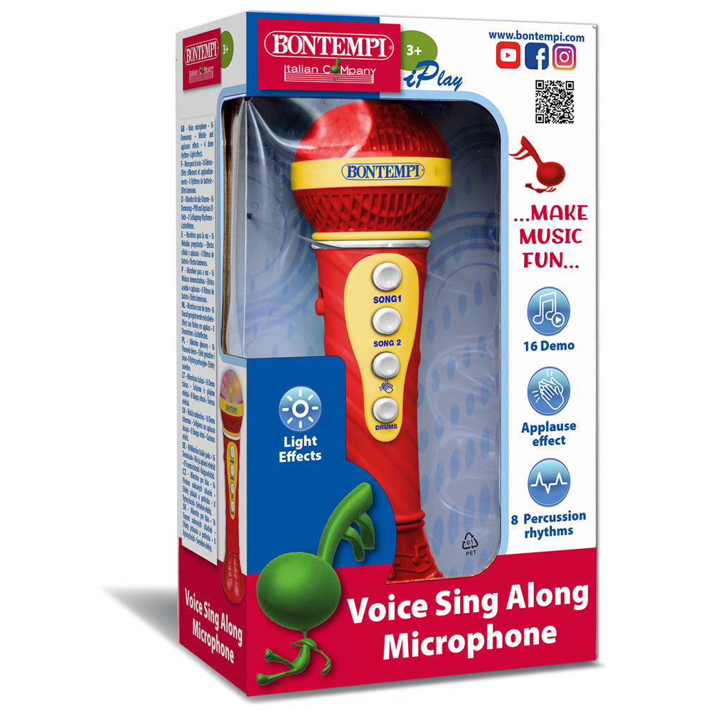 Bontempi Karaoke Mikrofoni Valoilla