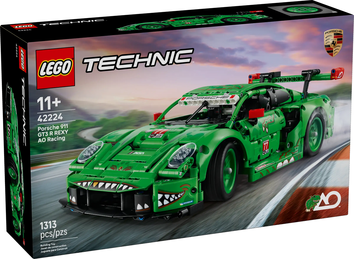 Lego Technic 42224 Porsche 911 GT3 R REXY AO Racing Auto
