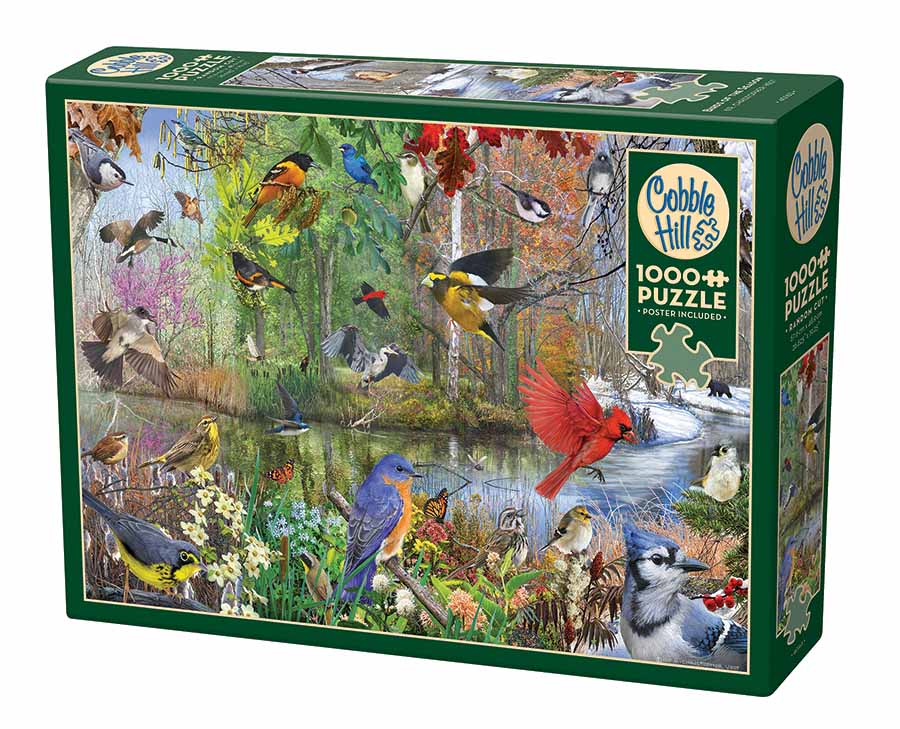 Cobble Hill 1000 Palan Palapeli Birds Of The Season
