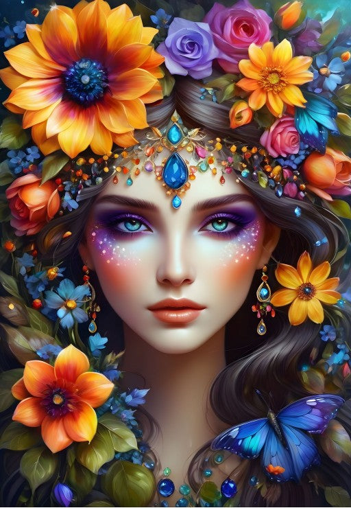 Alipson Puzzle 1000 Palan Palapeli The Flower Woman