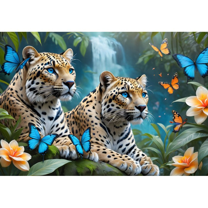 Alipson Puzzle 1000 Palan Palapeli Two Leopards