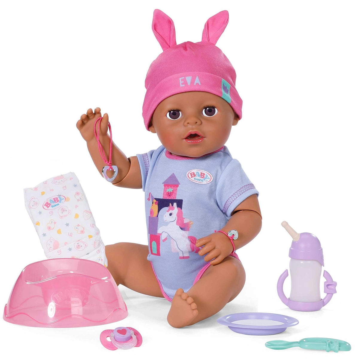 Baby Born Eva Click & Play Vauvanukke 43cm