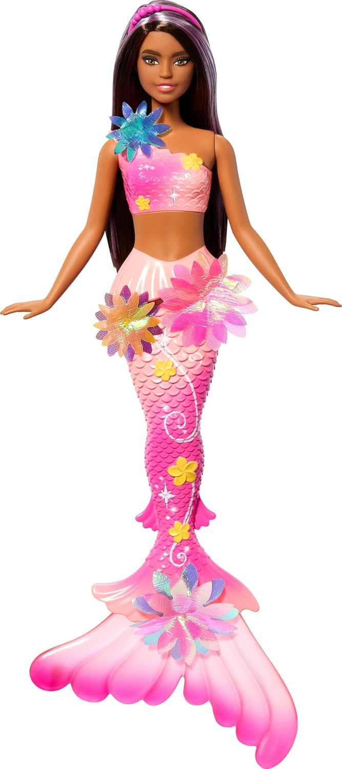 Barbie Blooming Mermaid Merenneito Nukke Pinkki