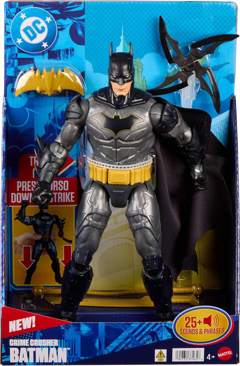 Batman Crime Crusher 30cm Toimintahahmo Äänillä