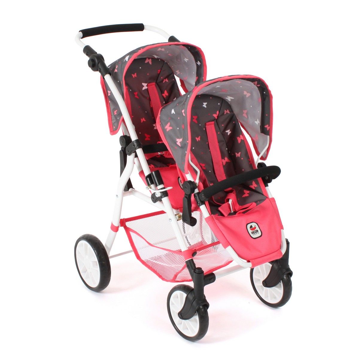 Bayer Chic Kaksostenrattaat Lila/Pinkki Perhonen