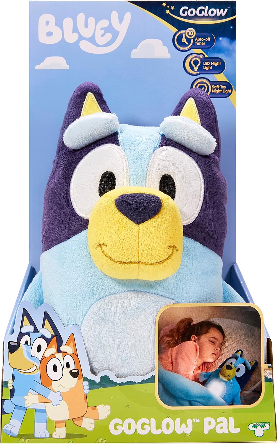 Bluey Pehmolelu Yövalo Ajastimella