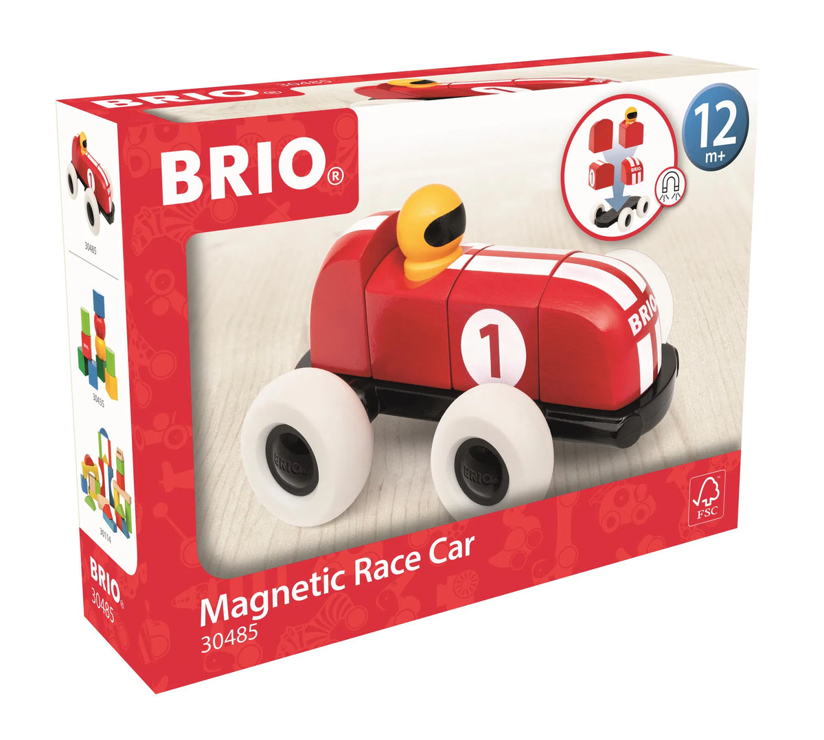 Brio 30485 Magnettinen Kilpa-Auto
