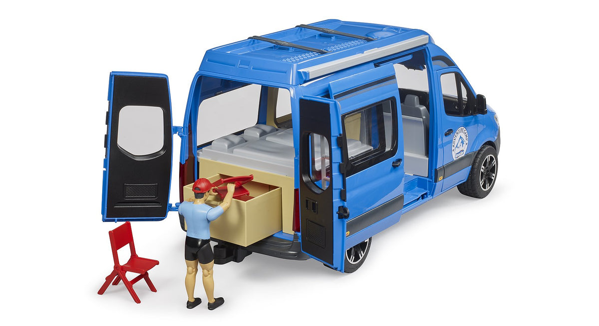 Bruder 2684 MB Sprinter Asuntoauto Camper ja Hahmo