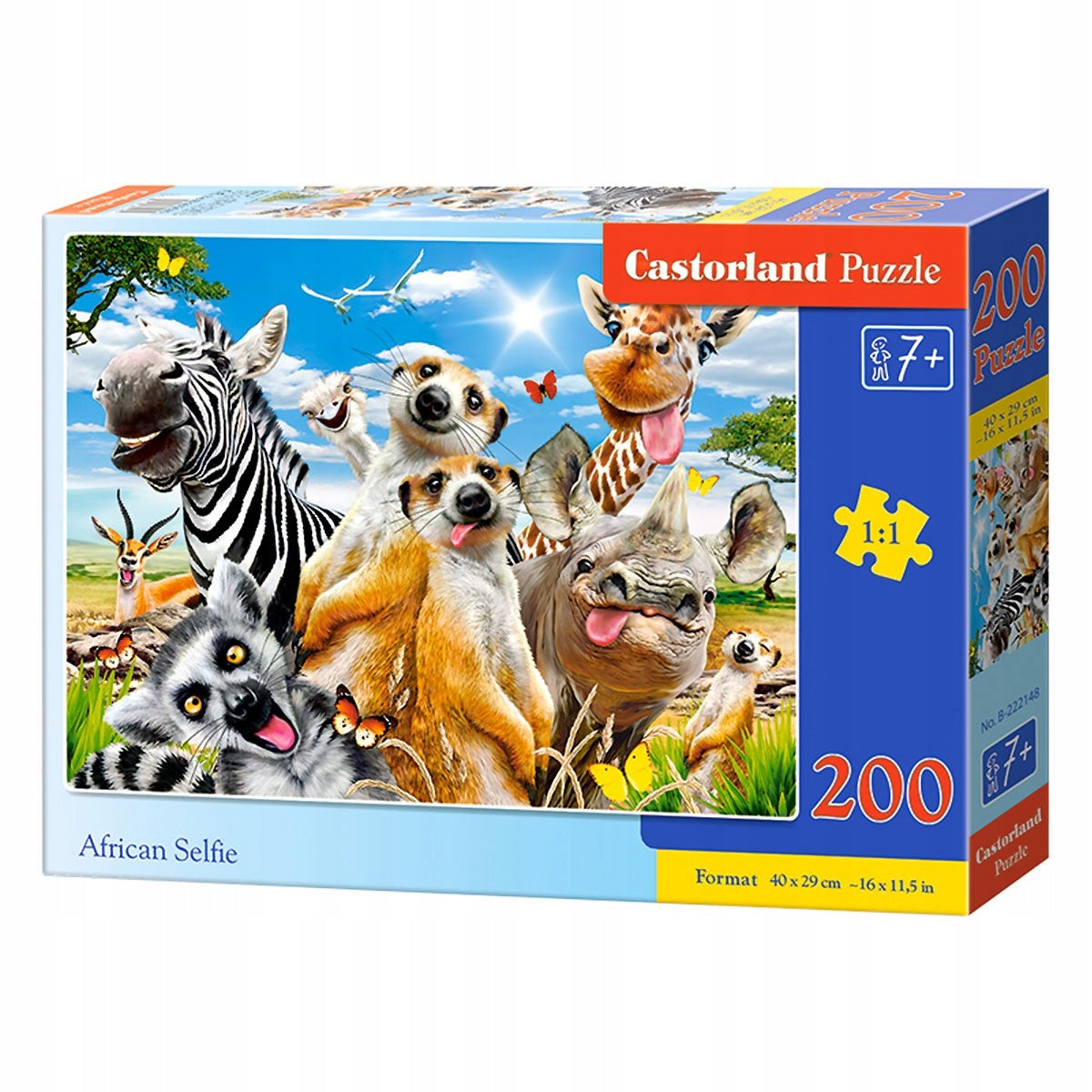 Castorland Palapeli 200 Palaa African Selfie