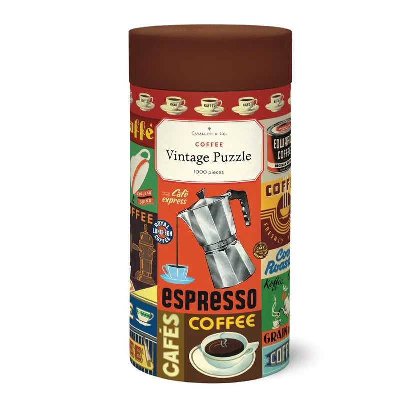 Cavallini & Co. Vintage Puzzle 1000 Palaa Coffee