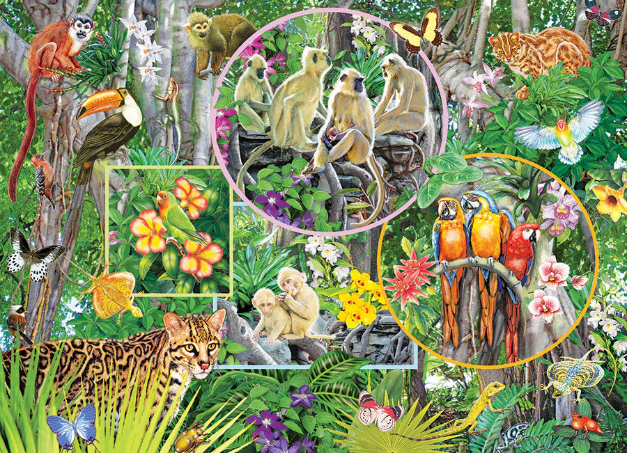 Cobble Hill 350 XXL Palan Palapeli Family - Rainforest Magic