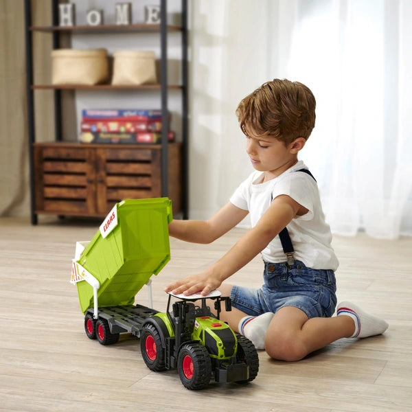 Dickie Toys Claas Traktori ja Peräkärry