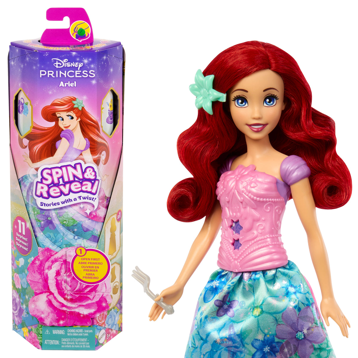 Disney Princess Fashion Reveal Ariel Yllätysnukke 30cm
