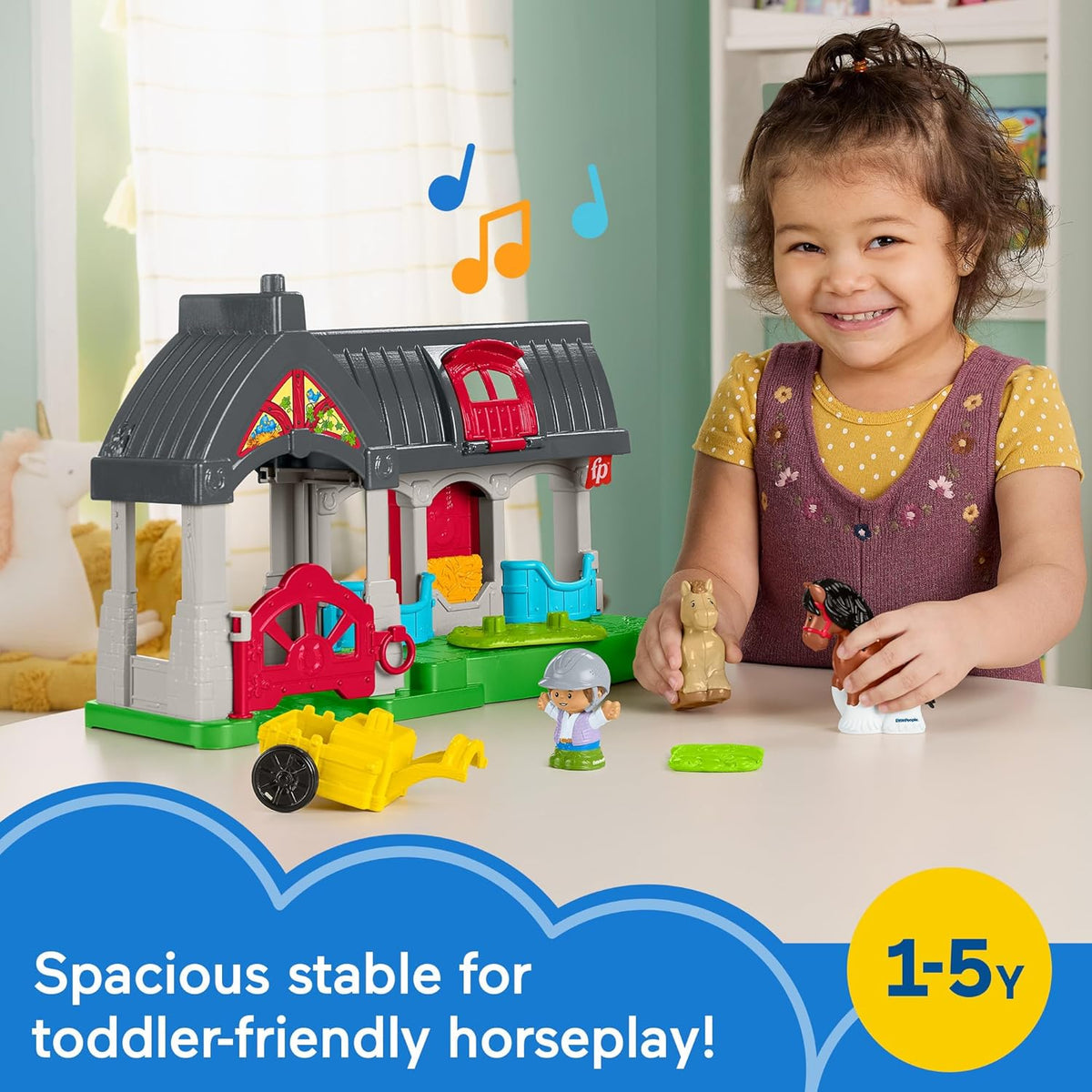 Fisher-Price Hevostalli Äänillä