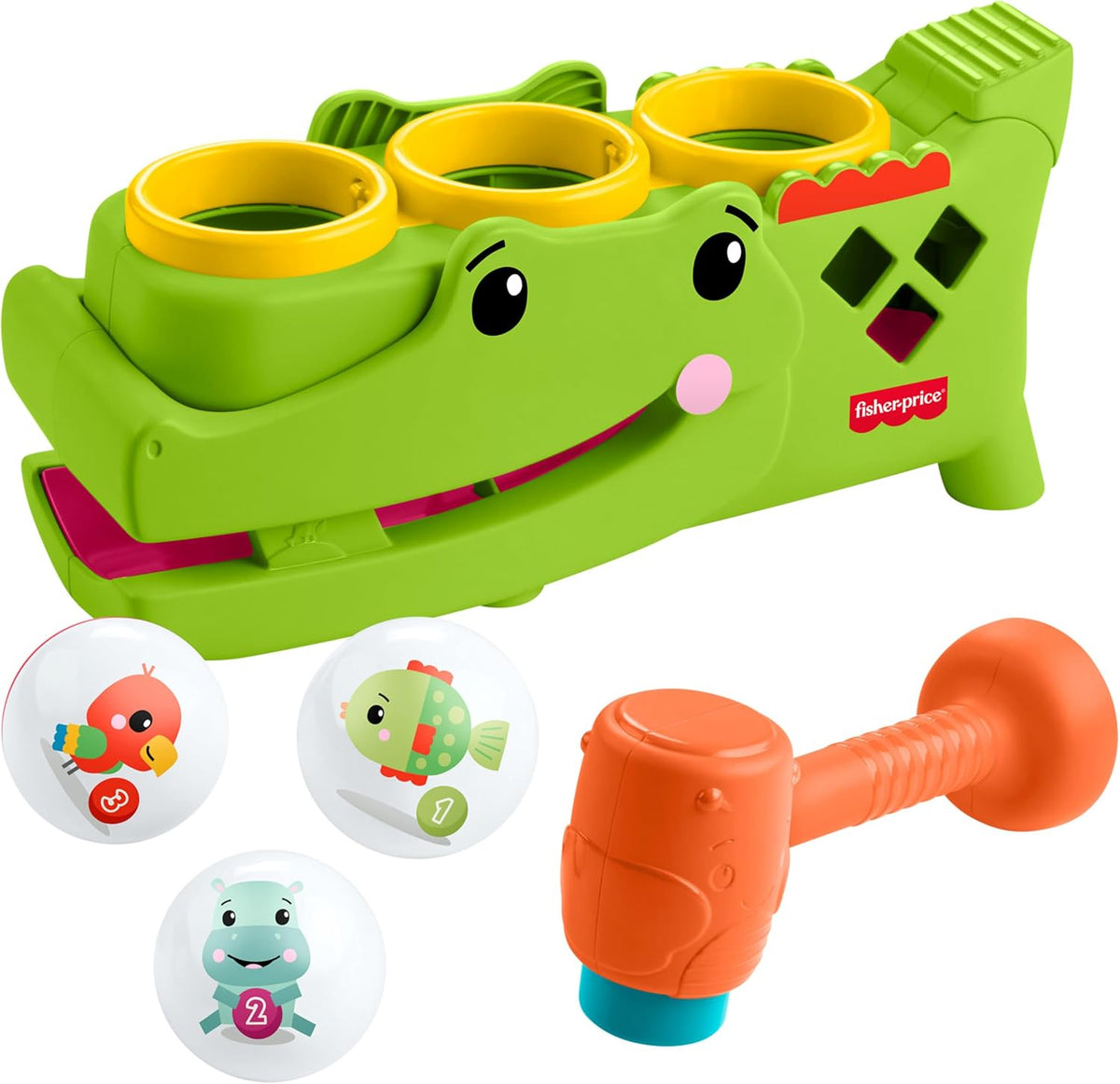 Fisher-Price Tap & Roll Alligator Aktiviteettilelu