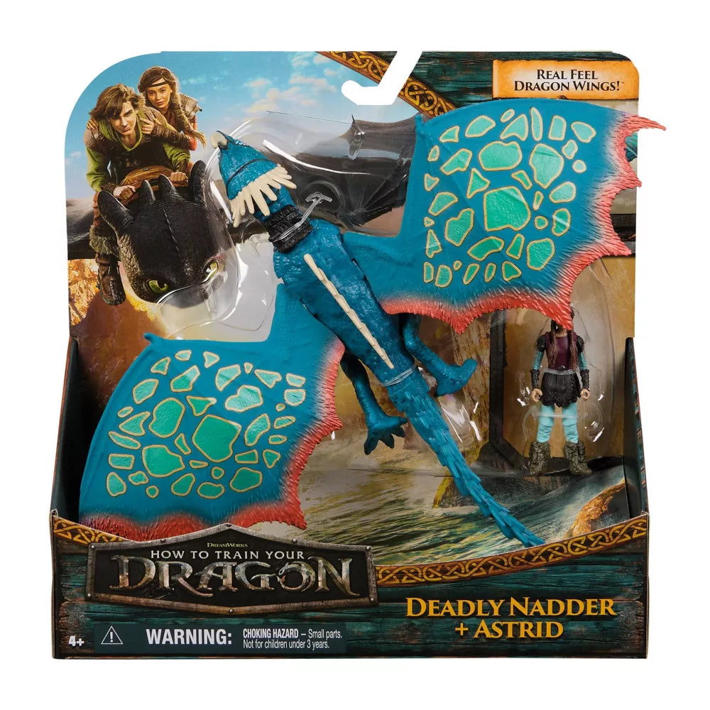 How To Train Your Dragon Deadly Nadder + Astrid