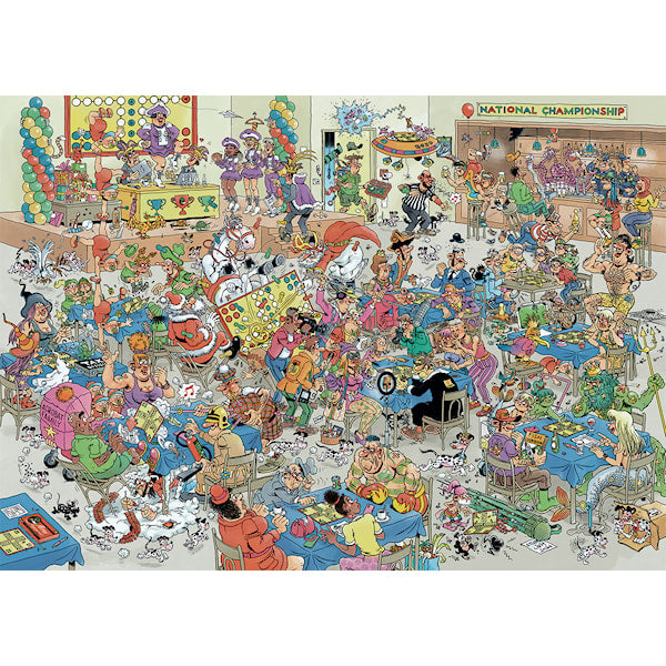 Jan van Haasteren Comic Puzzle Ludo Battle 1000 Palan Palapeli