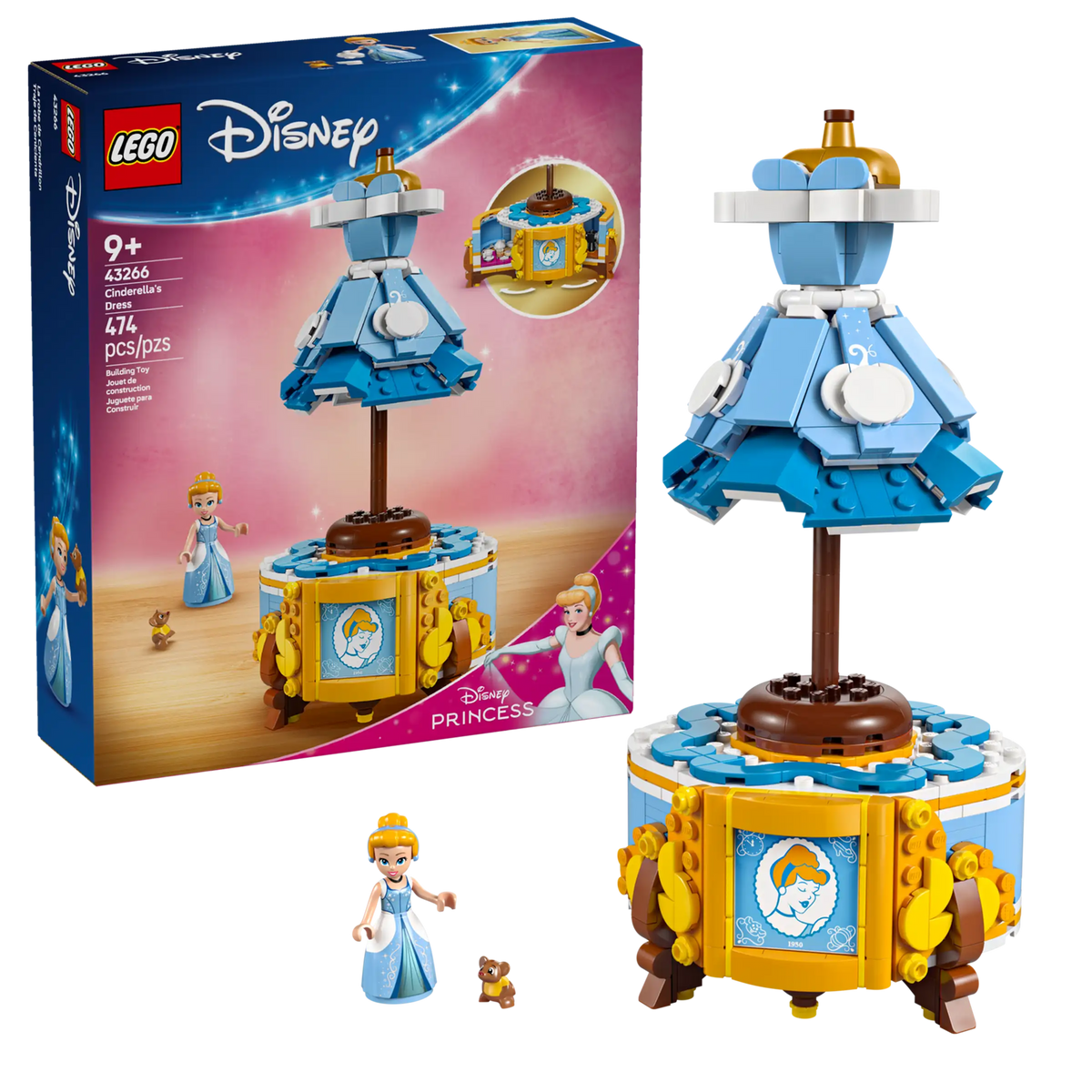 LEGO Disney 43266 Tuhkimon Mekko