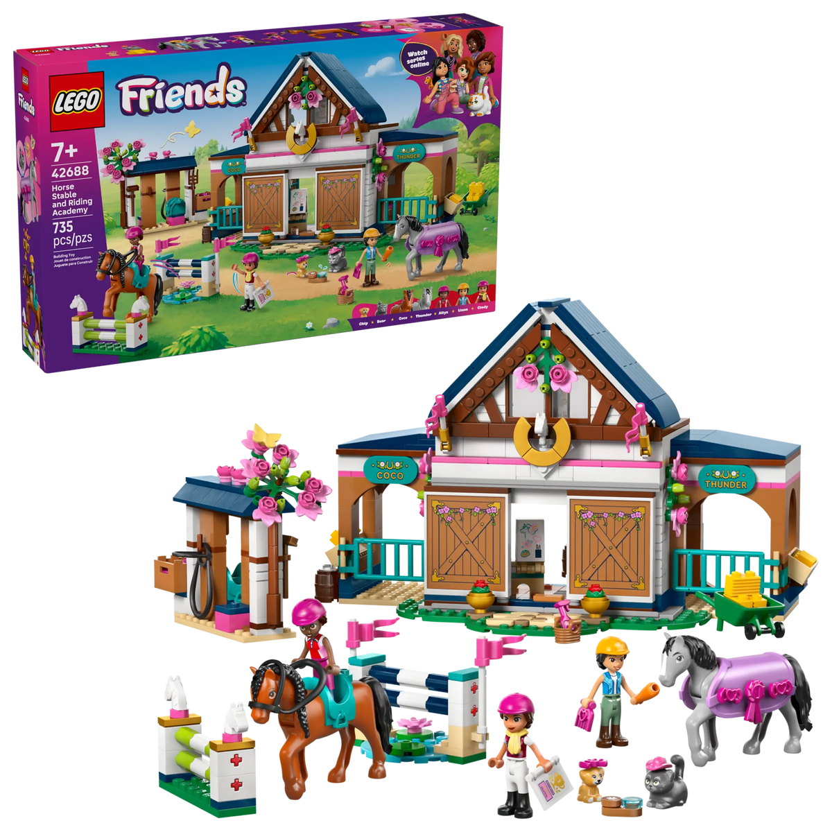 Lego Friends 42688 Hevostalli ja Ratsastuskoulu