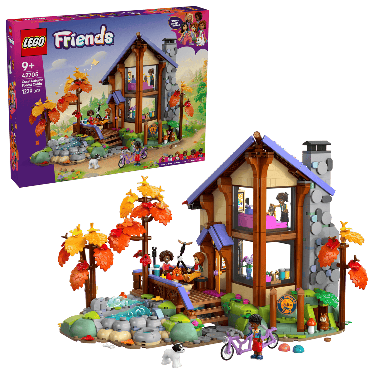 Lego Friends 42705 Mukava Mökki Syysmetsässä