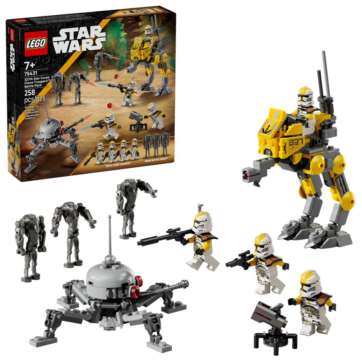 Lego Star Wars 75431 327. Taivasjoukon Kloonisotilaat Taistelupaketti