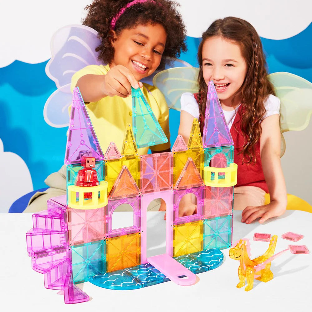 MAGNA-TILES Magneettirakennussarja Castle Deluxe Linna 48-osaa