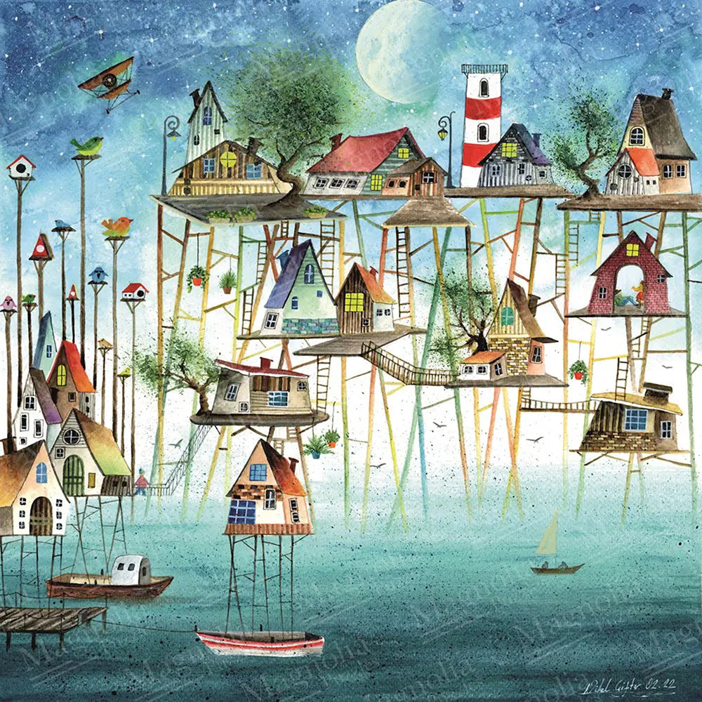 Magnolia Puzzles 1023 Palan Palapeli Pier City