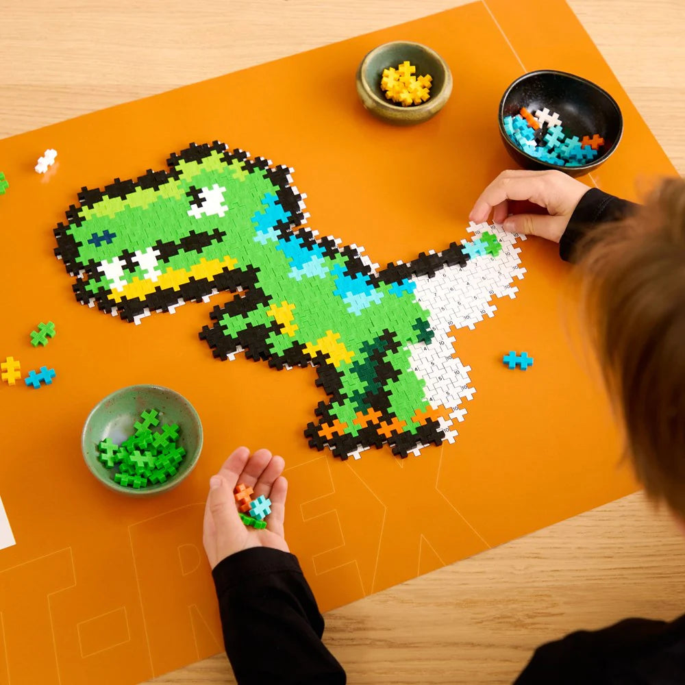 Plus Plus Puzzle By Number T-Rex