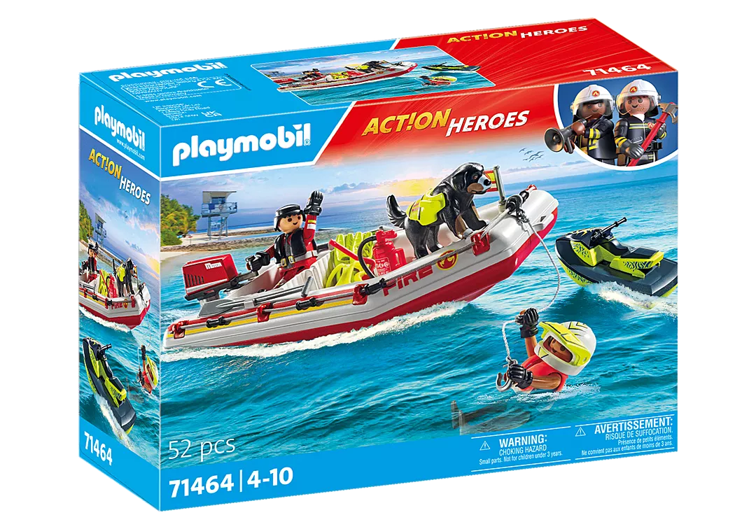 Playmobil Action Heroes 71464 Sammutusvene ja Vesiskootteri
