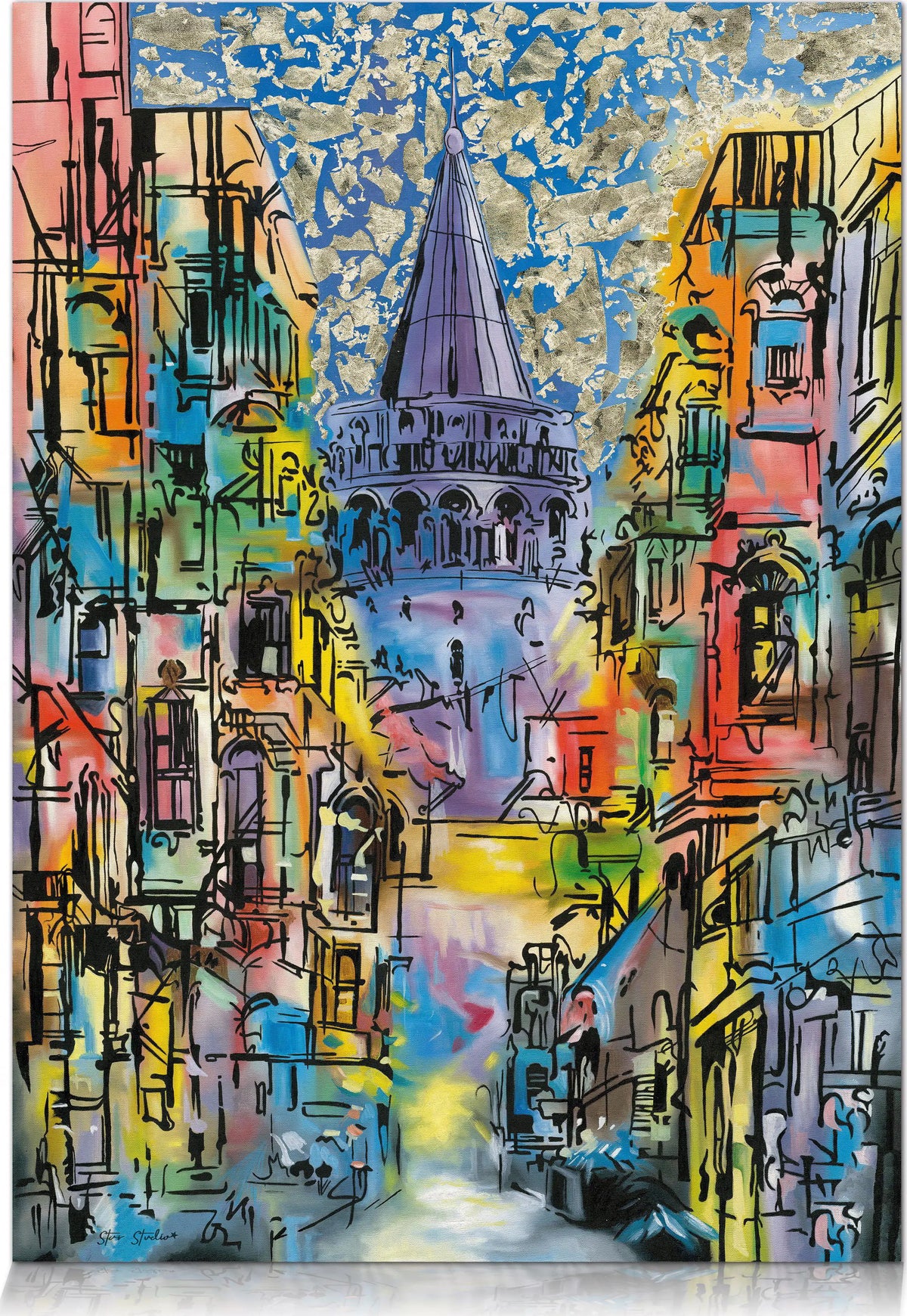 Star Puzzle 1000 Palan Palapeli Galata Tower