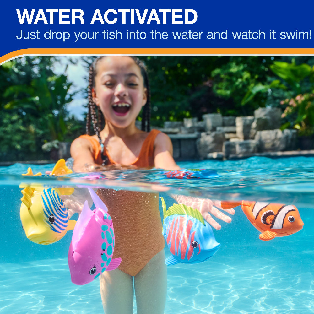 Swimways Rainbow Reef Sukeltava/Uiva Kala Guppie Goldberg
