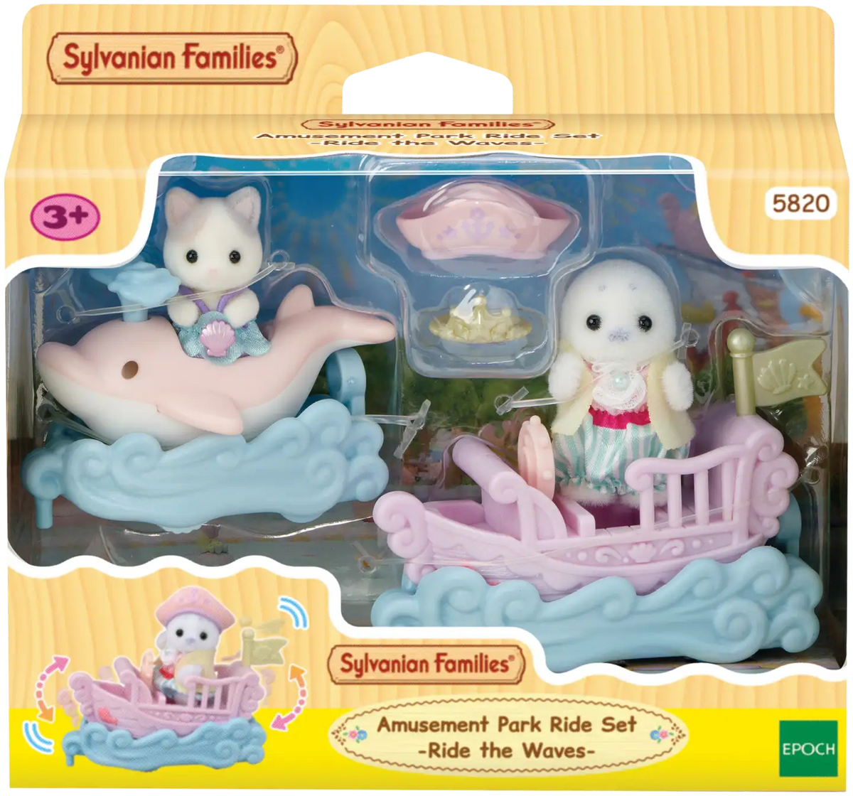 Sylvanian Families Huvipuiston Delfiini ja Leikkilaiva