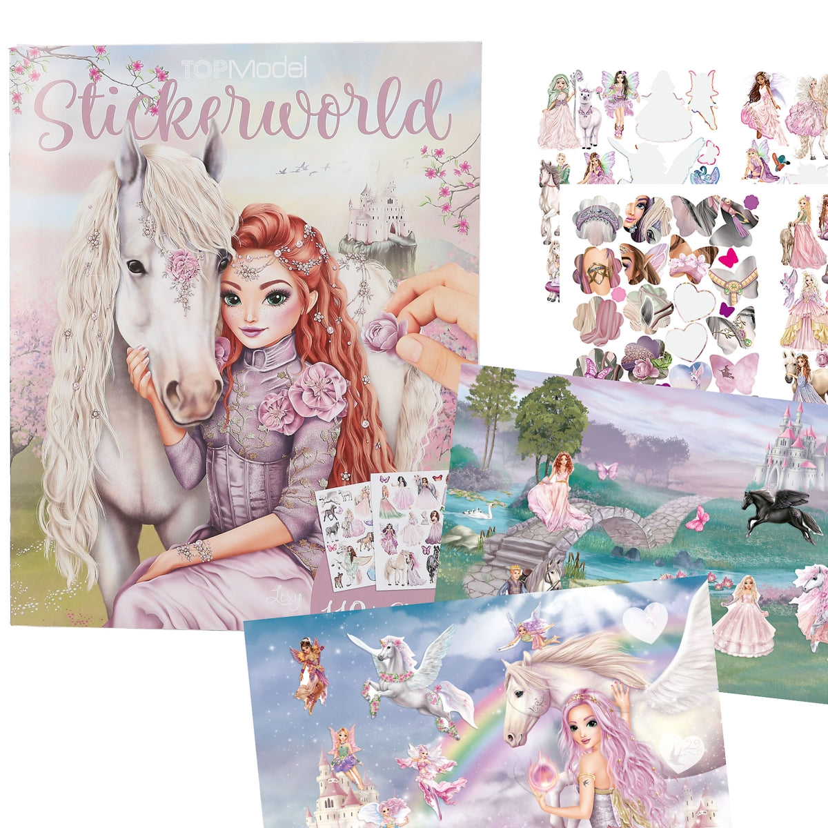 Top Model Fantasy Stickerworld Tarrakirja 110 Tarraa