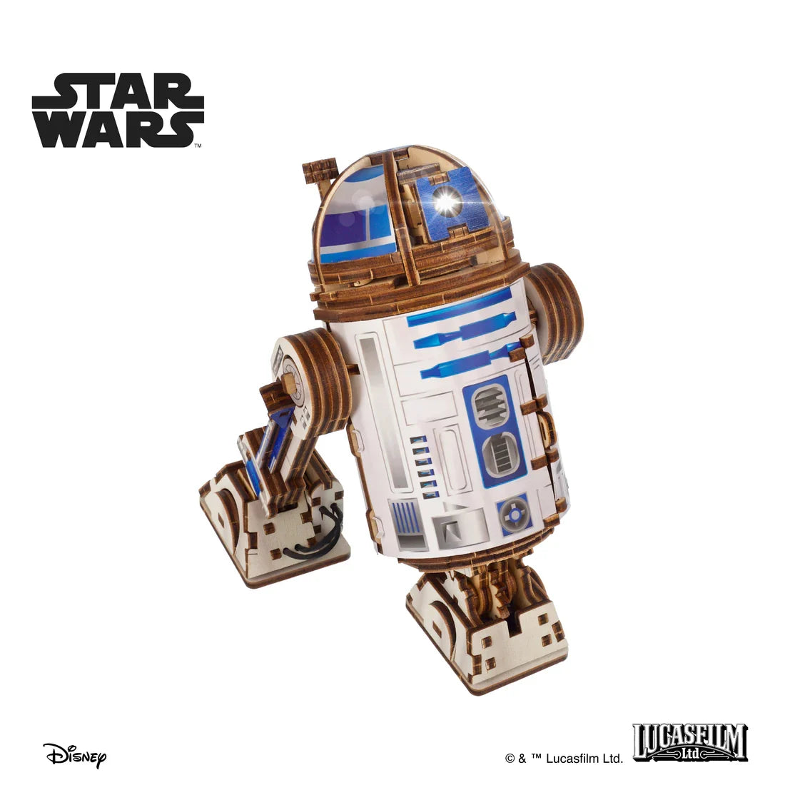 Ugears Star Wars R2-D2™ Puinen Rakennussarja