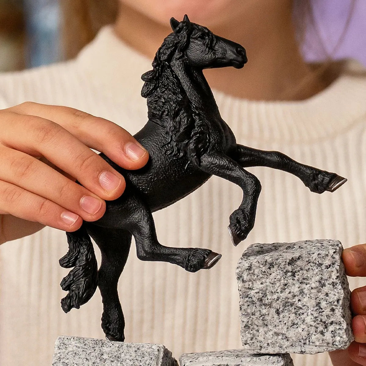 Schleich 13975 Friisiläinen Hevonen Ori