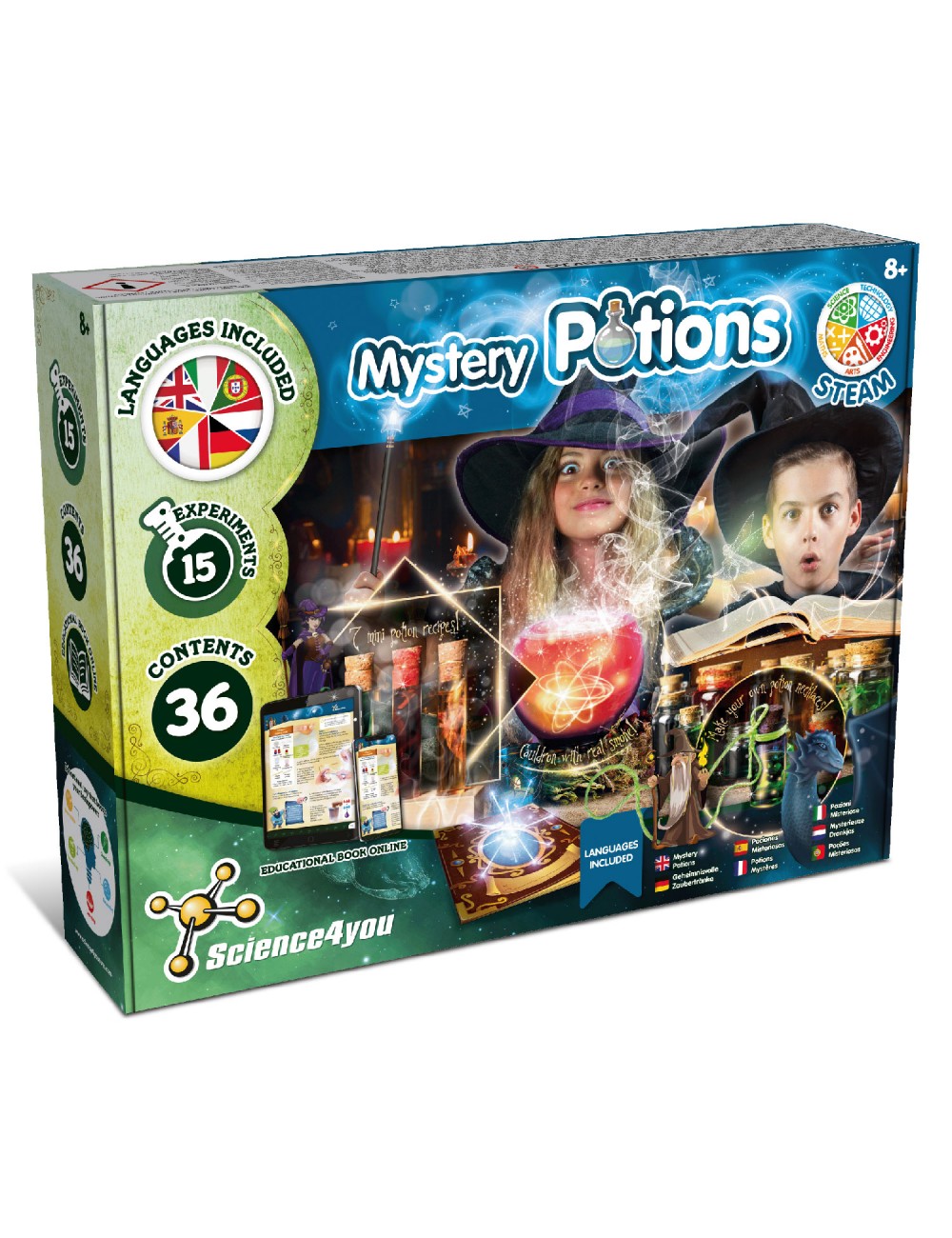 Science4You Mystery Potions Tiedesetti