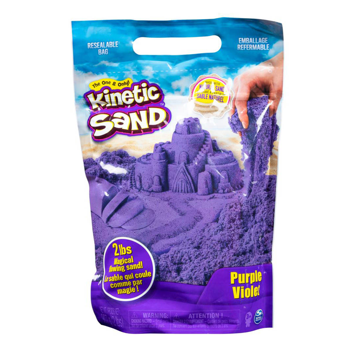 Kinetic Sand Taikahiekka 900g Violetti