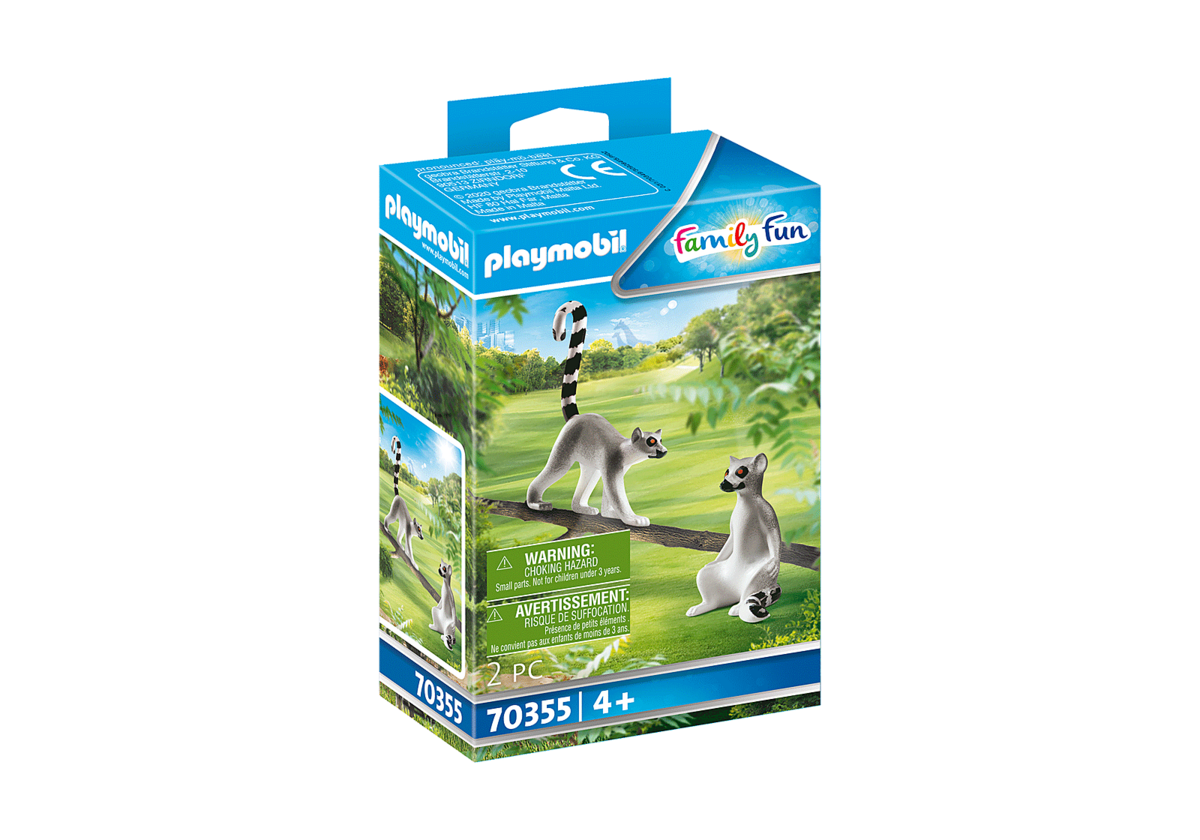 Playmobil 70355 Kaksi Rengashäntämakia