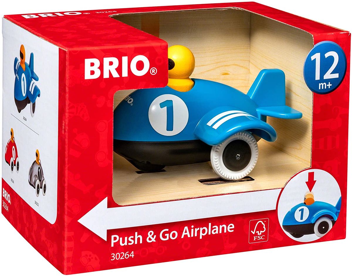 Brio 30264 Push & Go Lentokone FSC