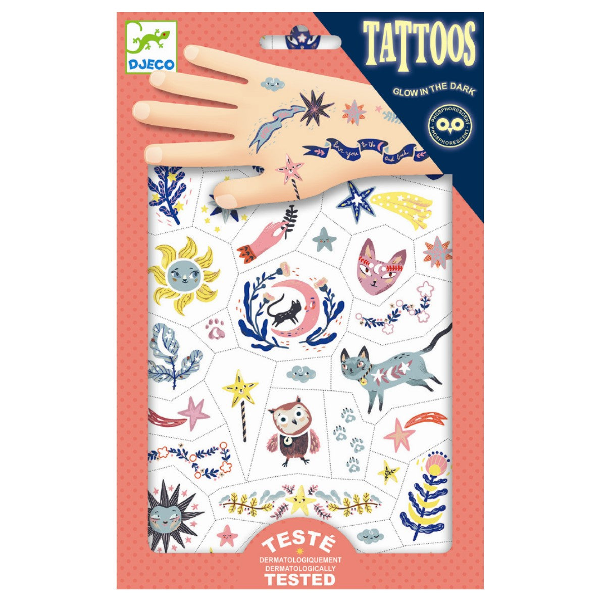 Djeco Tatuoinnit Sweet Dreams glow in the dark