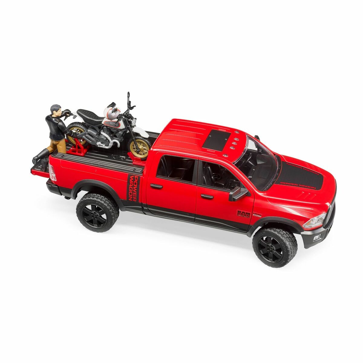 Bruder Dodge RAM 2500 Power Wagon & Moottoripyörä