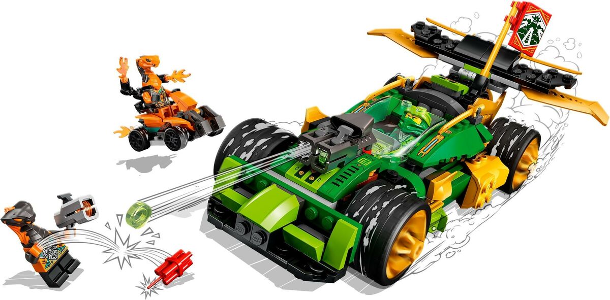 LEGO Ninjago 71763 Evoluutio: Lloydin Kilpa-auto