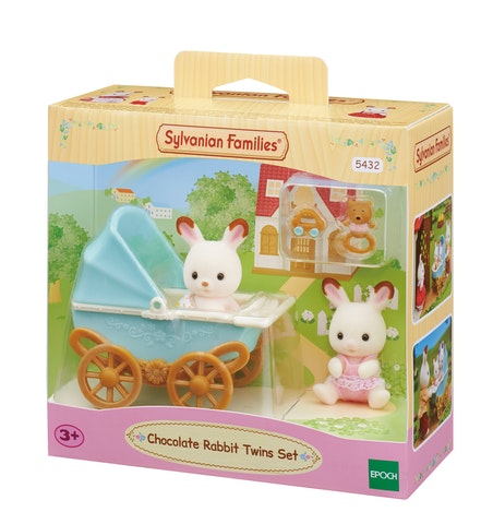 Sylvanian Families Suklaapupu Kaksoset sekä Rattaat