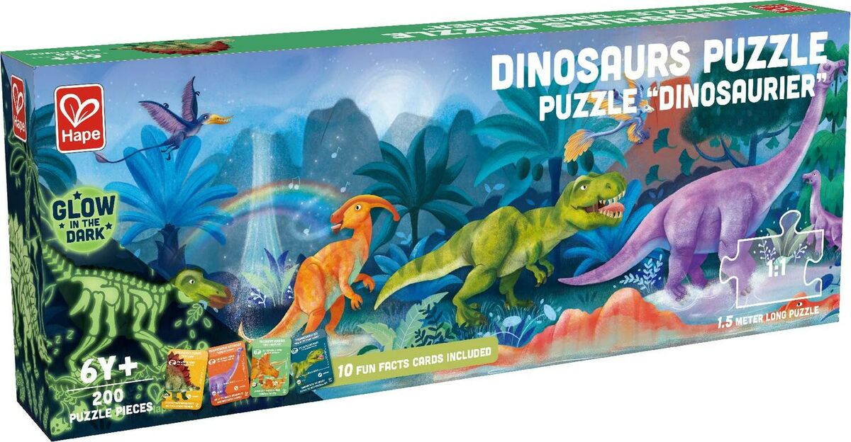 Hape Dinojen Maa Palapeli 200 Palaa